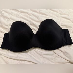 Victoria's Secret Black Strapless Bra